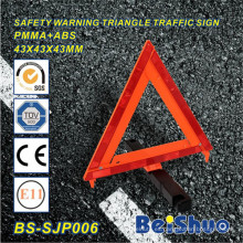 Señal de advertencia de peligro de seguridad de coche reflectante para el tráfico